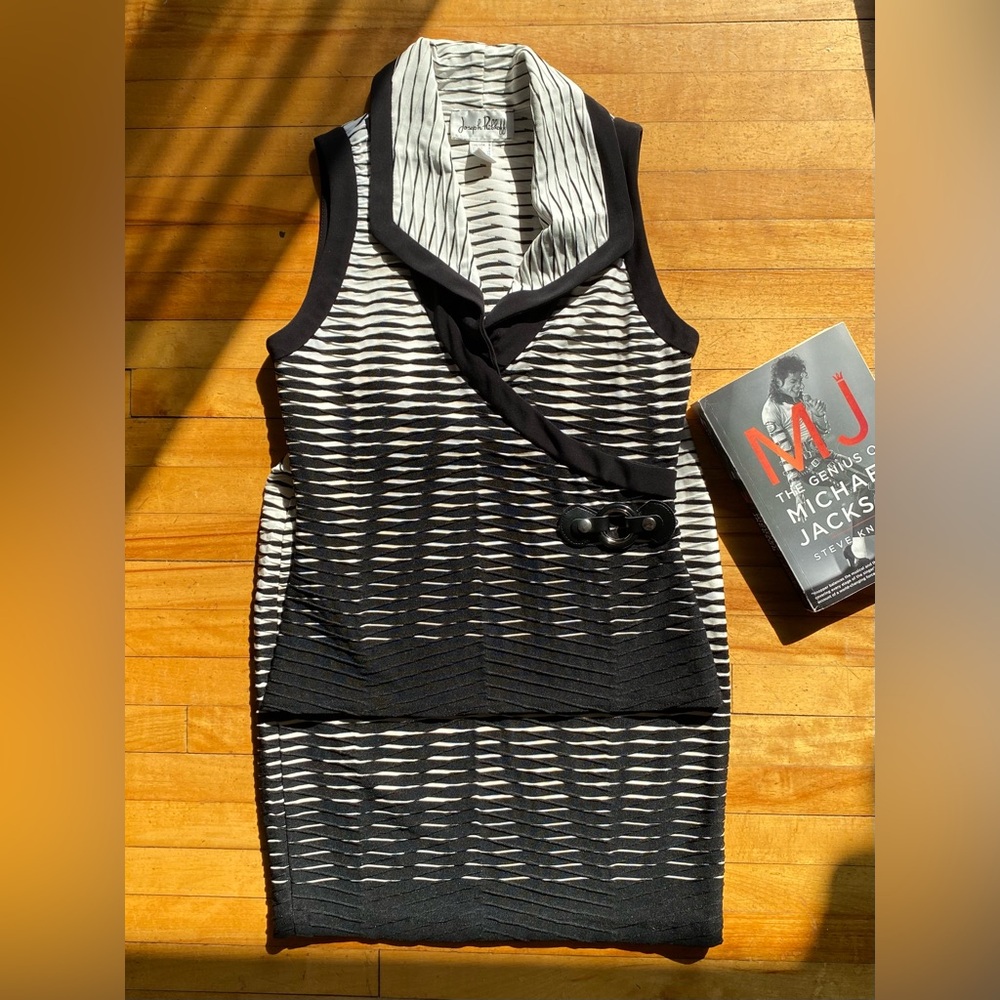Joseph Ribkoff Monochrome Striped black and white cordinate matching set